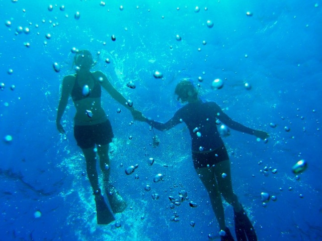 Snorkel en parejas